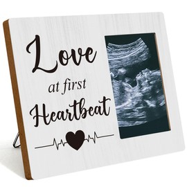 WINGTECA Pregnancy Announcement for Grandparents Friends Husband Ultrasound Picture Frames Congratulations Pregnancy Gifts for First Time Moms Baby Reveal Gifts Baby Shower Decor Sonogram Photo Frame