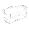 24 Pack Foldable Chafing Stand, Chafing Wire Rack Buffet Stand,
