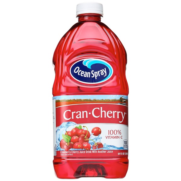 Ocean Spray Cran-Cherry Juice Drink, 64 Ounce Bottle