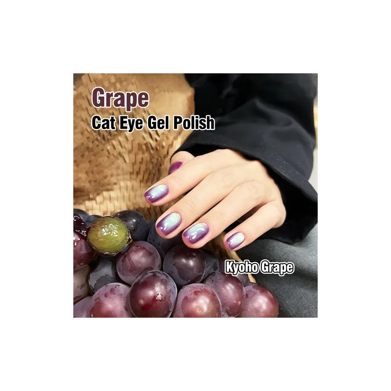 Esmalte Semipermanente Gel Efecto Ojo Gato 12 Ml+ Iman, 5pcs