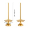 WOPARTY Donut Stand Metal 2 Pack, Gold Display Tower for
