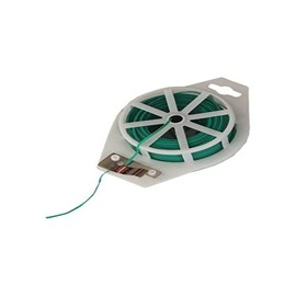 Binding wire in a plastic dispenser, 100 metre roll, green