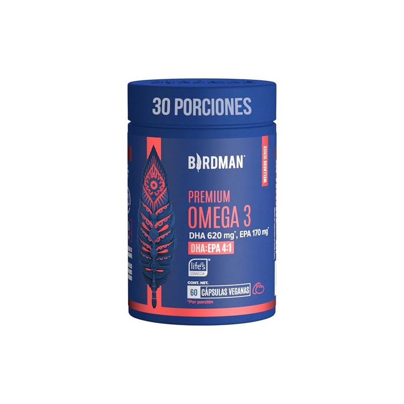 Birdman Omega Vegano Ratio Dha Epa Base Algas 100 Vegetal