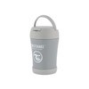 Twistshake A-46-002 Contenedor de alimentos aislado, Cuchara incluida, 350ml Gris