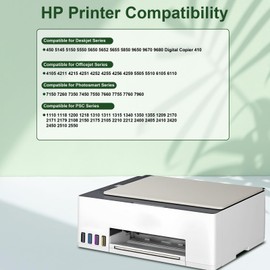 56/57 Ink Cartridges Combo Pack Replacement for Ink 56 C6656AN & 57 C6657AN 2PK Ink Compatible for HP Deskjet 5550 5650 5150 Photosmart 7350 7260 7450 7550 PSC 2210 Printer Ink (1 Black 1 Tri-Color)