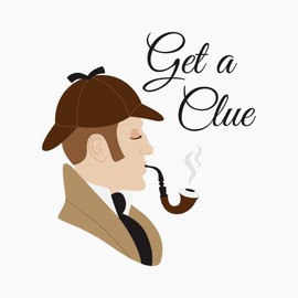 CafePress Sherlock Holmes Clue Snapback Trucker Hat Black/White