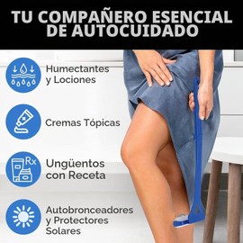 Aplicador de loción largo HURRISE – rodillo para espalda y cuerpo