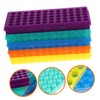 Hohopeti 5pcs Tube Racks for Microcentrifuge Vial Tube Holder Double