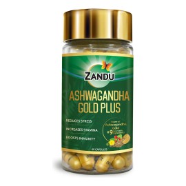 Zandu Ashwagandha Gold Plus 60 Cápsulas