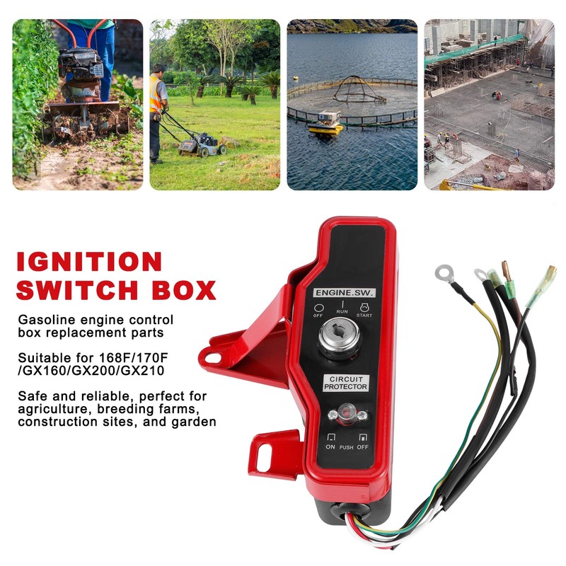 Ignition Switch Control Box, Ignition Key Switch Case Replacement, Fit