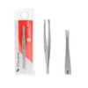 STALEKS PRO Precise brow tweezers with wide slanted edges. Medical