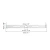 sourcing map Set of 2 Ceiling Light Plate Set 155