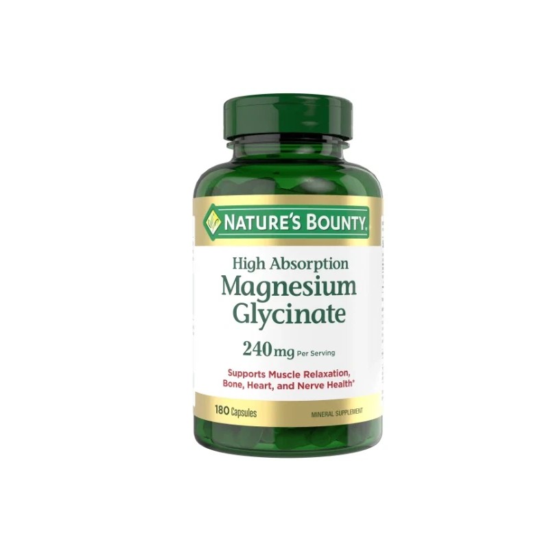 Nature's Bounty Magnesium Glycinate 240 mg, 180 Ct. (FREE SHIPPING)