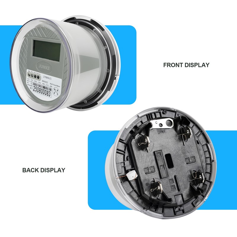 Digital Electric Meter,120V 2 Wire KWH Meter,Watt Meter, Used for