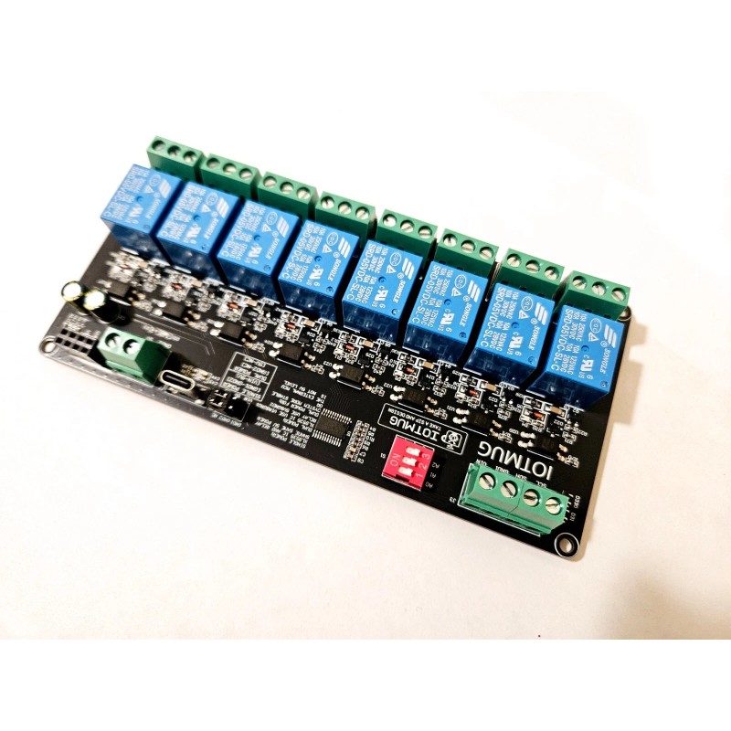 IOTMUG 8 Channel I2C Electromagnetic Relay Module Arduino Raspberry Dual