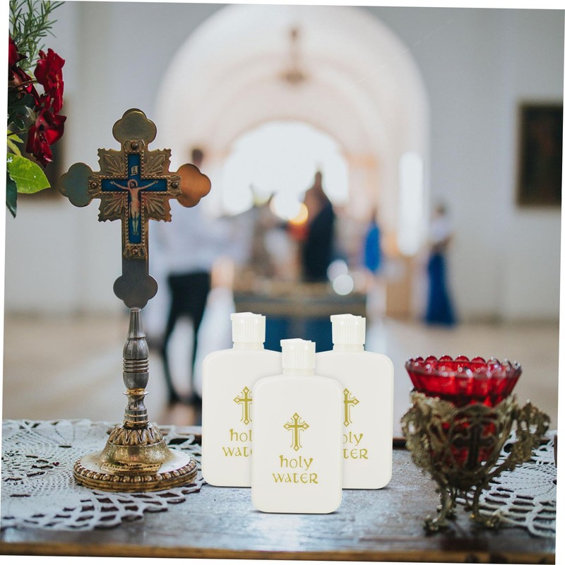 iplusmile 6Pcs Church Holy Water Bottles for Baptism and Exorcism