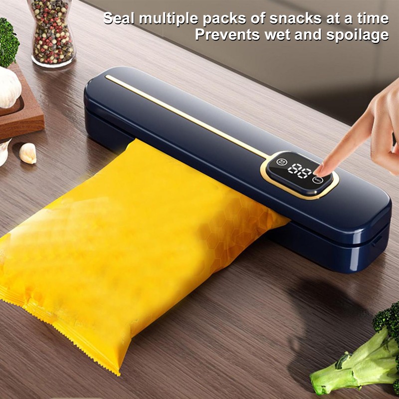 Vacuum Sealer Machine Multifunctional Portable Compact Wet Dry Dual Use