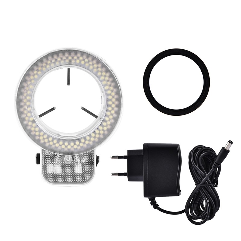 Microscope Camera 144 LED Beads Light Source Brightness Adjustable Ring