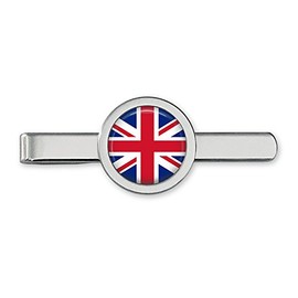 Oakmont Cufflinks UK Flag Tie Clip Union Jack Tie Bar