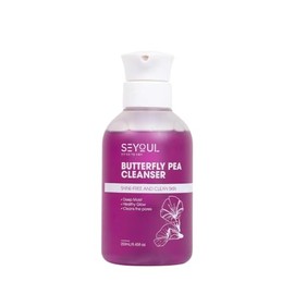 SEYOUL Limpiador Facial Espumoso Butterfly Pea – Limpieza Profunda de Poros, Control de Grasa y Acné, con Extracto de Flor Butterfly Pea, Té Verde y A