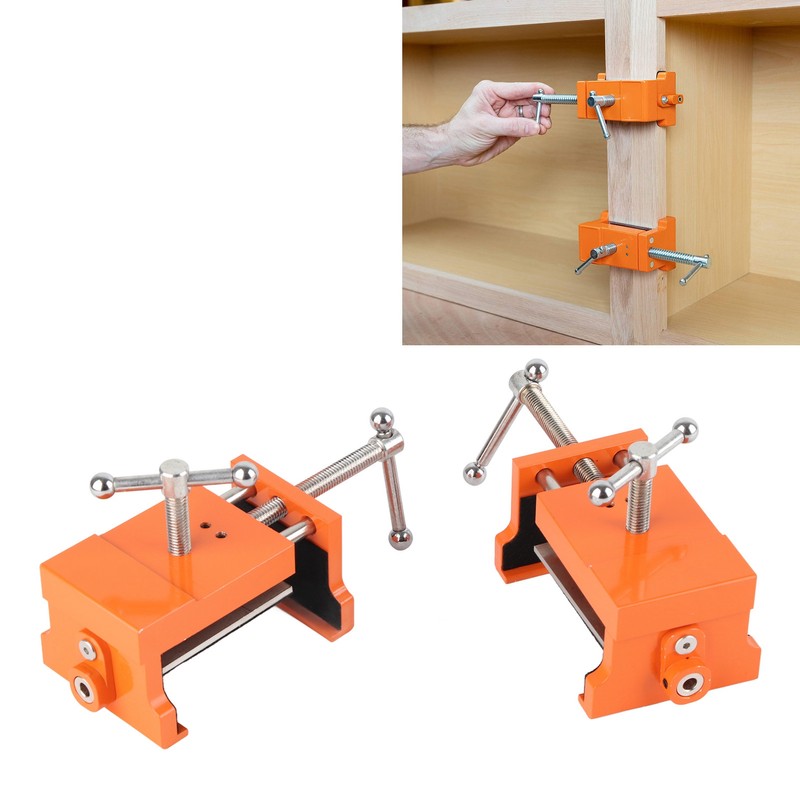 2pcs Cabinet Claw Professional Metal Cabinetry Clamp with Hex Wrench