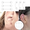 JOYVOX 33pcs Clear Piercing Retainers – Invisible Clear Nose Studs
