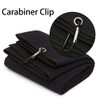 4 Packs Tri Fold Microfiber Towels Set Microfiber Fabric Waffle