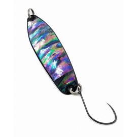 Anglers System BUX Bucks Lure Spoon [Limited Color] 0.2 oz (6.5 g) Shell Black
