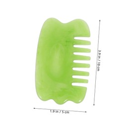 Gatuida 1 Set Gua Scraping Massage Tool Set for Facial with Storage Bag Gentle Massaging Plates for Stress Relief and Muscle Tension