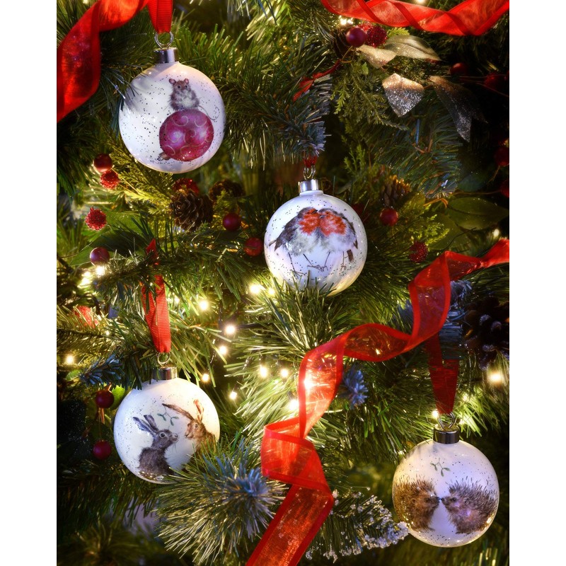 Geuorgexy Wrendale Designs Bauble, Multi-Coloured