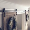 SMARTSTANDARD 13 FT Double Barn Door Hardware Kit, Sliding Door