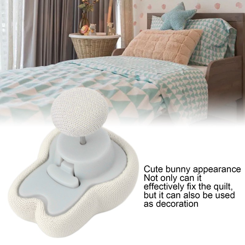16PCS Duvet Clips for Comforter Inside Cute Bunny Duvet Pin