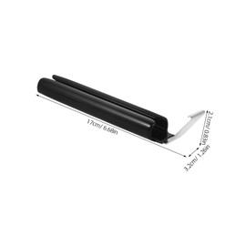 Operitacx Seitenreparaturwerkzeug Trockenbau reparieren Vinyl Wartungswerkzeuge Werkzeug Wand Abstellgleis-Entfernungswerkzeug Panel-Entfernungswerkzeug Rostfreier Stahl Schwarz