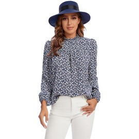 PINKGIRL Women's Straw Sun Hat Summer Bowknot Beach Foldable Hats UV Protection UPF50+ (Navy Blue)