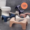 Squatty Potty Simple Bathroom Toilet Stool, Clay, 7"