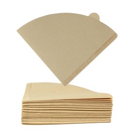 Coffee Filters, Unbleached Disposable Paper Cone Filter, Size 02, for Pour Over and Drip Coffee Maker (2-4 Cup) (40)