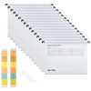 A4 Suspension File, MerryNine 15PCS Polypropylene Filing Cabinet Suspension File