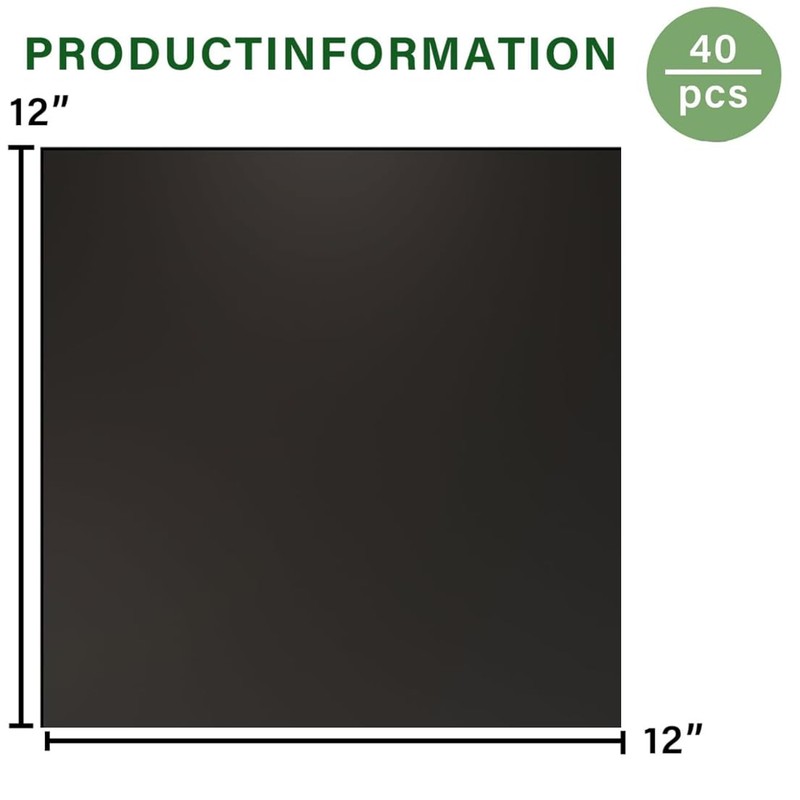 Peel and Stick Floor Tile 40-Pack 40 Sq.Ft Matte Pattern