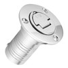 Marine Fuel Deck Fill Filler W/ Keyless Lid 316 Stainless