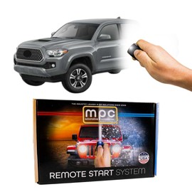 MPC Remote Starter Compatible with 2016-2019 Toyota Tacoma || 100% Plug N Play || Press OEM Key Fob 3X Lock to Start || Push to Start || Gas || USA Tech Support