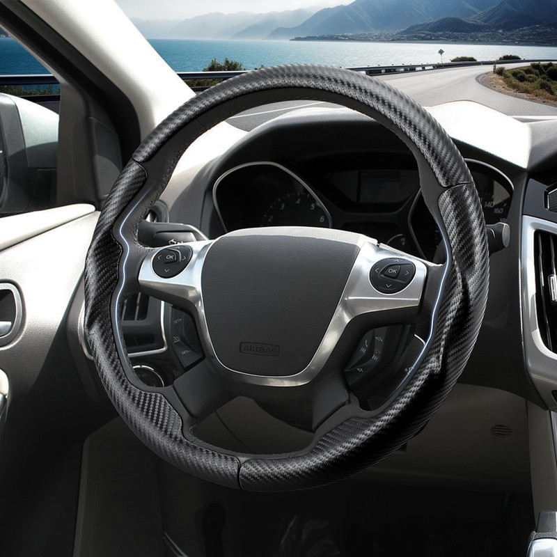 Steering Wheel Cover for Ford Escape 2013-2016/ Focus 2012-2014/ C-MAX