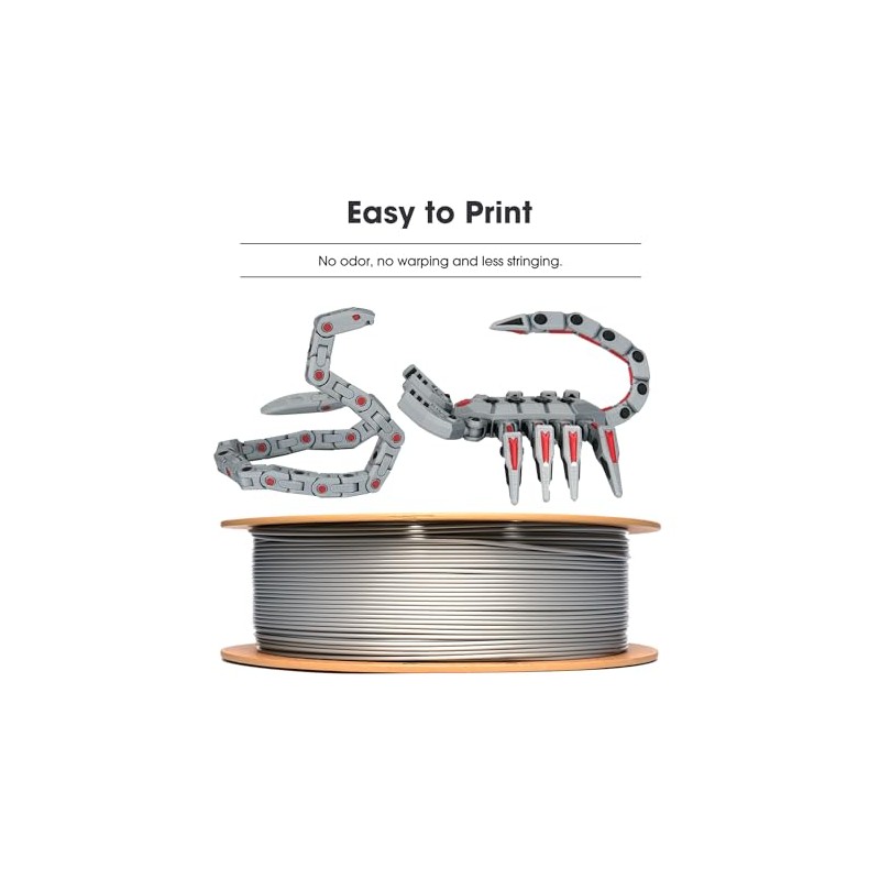 eSUN PLA Basic Filament 1.75mm, 3D Printer Filament High Speed