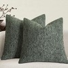 Chenille Couch Decorative Throw Pillow Covers 20 x 20 in