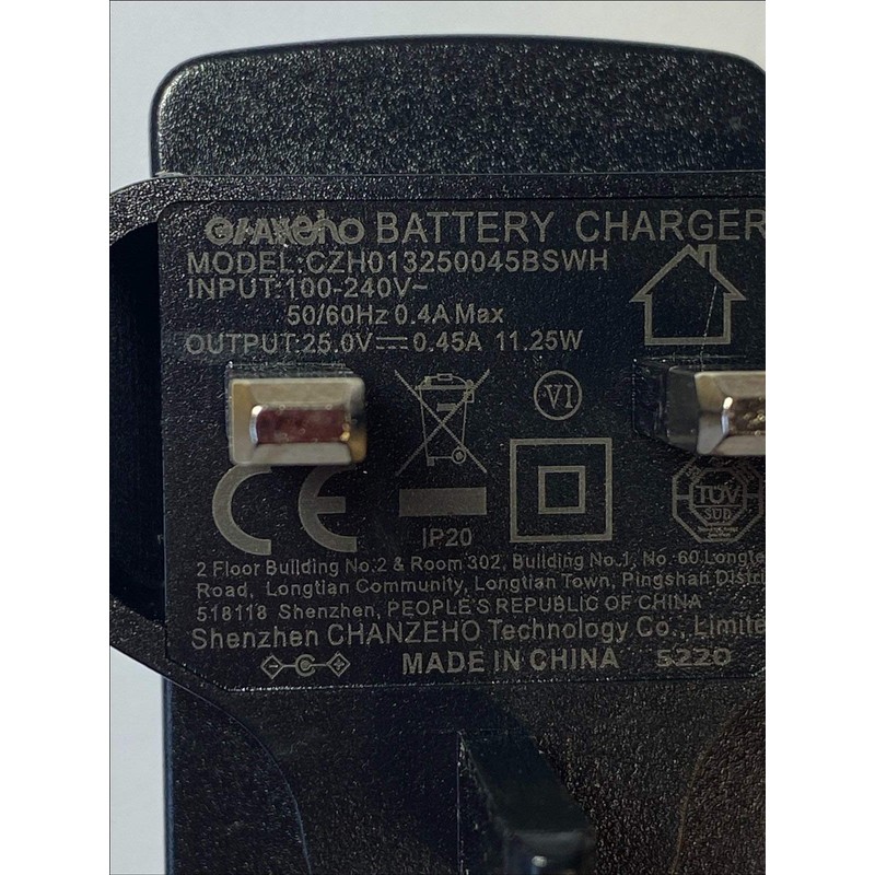 Replacement for Charger for Vax TBTTV1B1 Cordless SlimVac 22.2 V