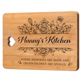 Nanny Gifts, Nanny Christmas Gifts, Gifts for Nanny - Cutting Board, Christmas Gifts for Nanny, Nanny Gifts from Grandchildren, Nanny Birthday Gifts