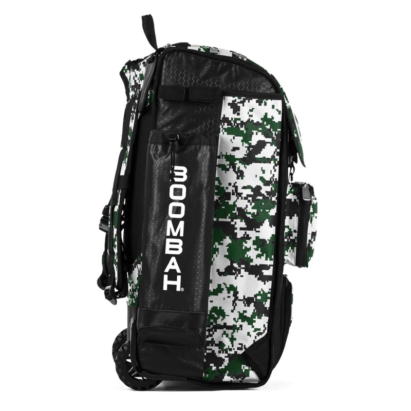 Boombah Catchers Superpack Hybrid Digital Camo Bat Bag Black/Dark Green