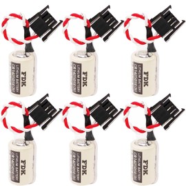 LCCJYHJFFHH «6 Pack» 1000mAh 3V CR14250SE Non-Rechargeable Lithium Battery for Sanyo CR14250SE Battery for FDK Lithium Battery CR14250SE, 1747-ba Battery