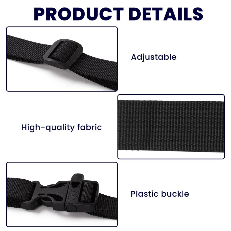 MOLENCO Pack of 4 Adjustable Chest Strap Backpack, Quick Release