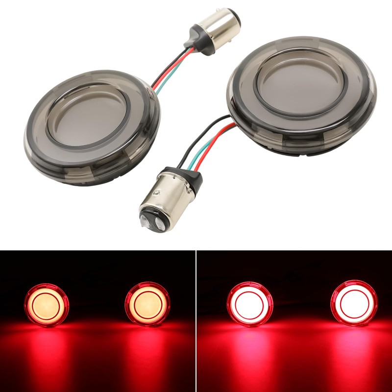 DREAMIZER Motorcycle 1157 Led Turn Signal Lights Front Rear 2