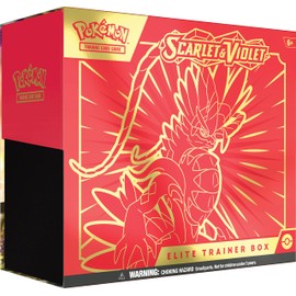 Pokemon TCG: Scarlet and Violet Elite Trainer Box - Koraidon Red (1 Full Art Promo Card, 9 Boosters and Premium Accessories)